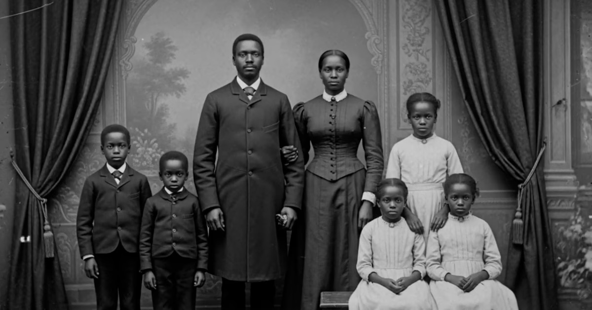 Détail rapproché de la main de la jeune fille sur la photographie ancienne