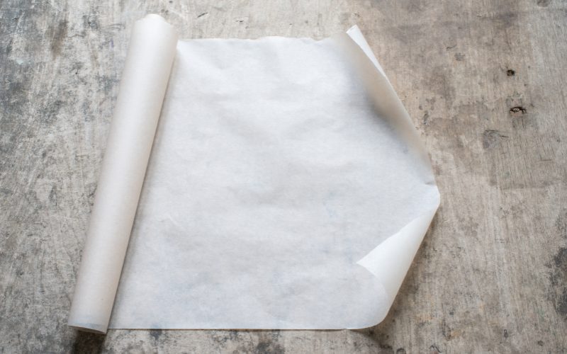 Papier cuisson dans une cuisine
