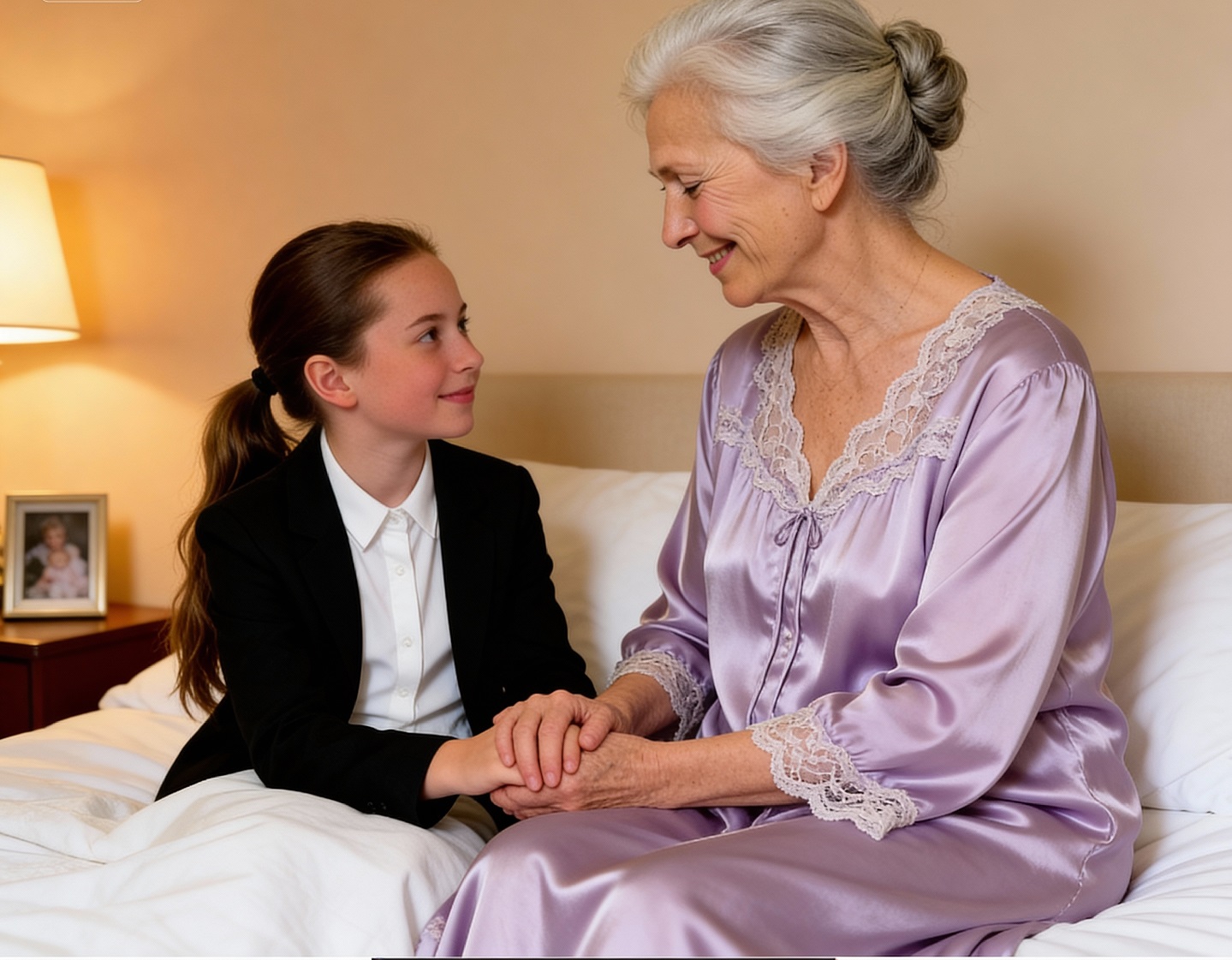 Lettre manuscrite ouverte sur un canapé, évoquant un legs sentimental