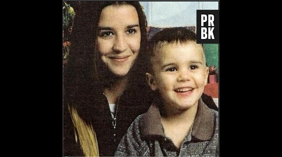 Justin Bieber et Pattie Mallette jeunes