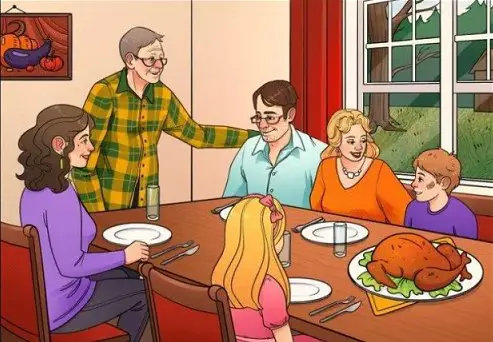 Illusion visuelle : saurez-vous débusquer l’anomalie cachée dans cette salle à manger familiale en un quart de minute ?