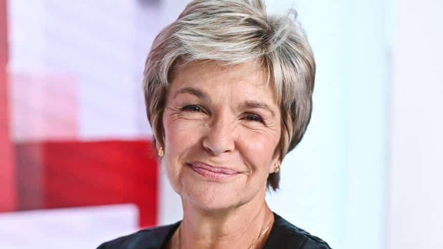 Véronique Jannot avec son nouveau fils adopté