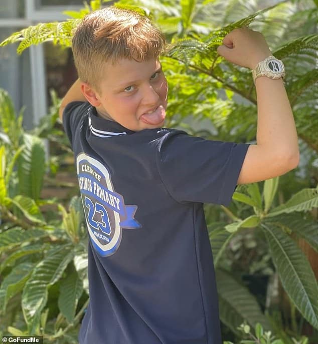 Jesse entouré de sa famille