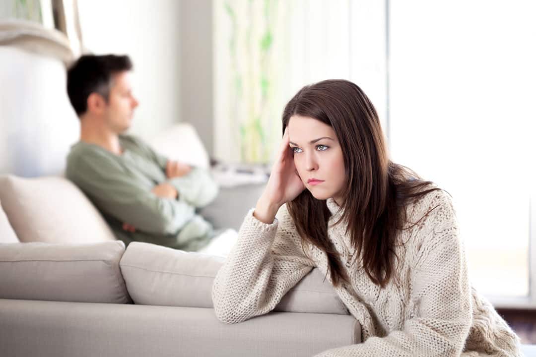 Couple en dispute