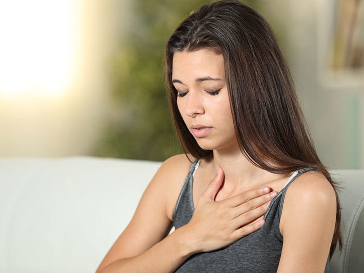 Exercice de respiration profonde