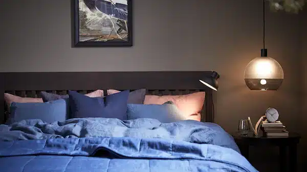 Chambre d'hôte avec éclairage tamisé