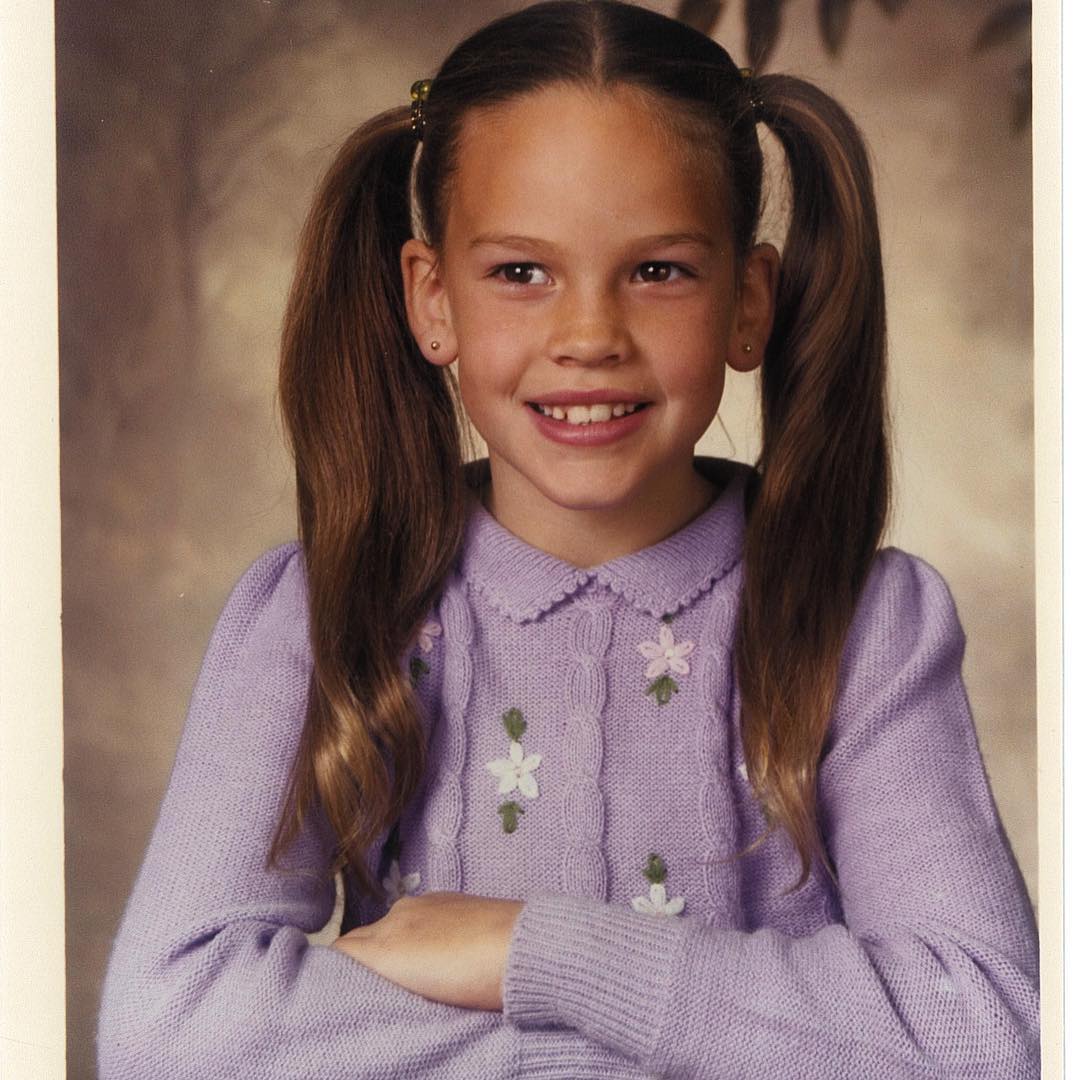 Hilary Swank jeune, évoquant ses débuts