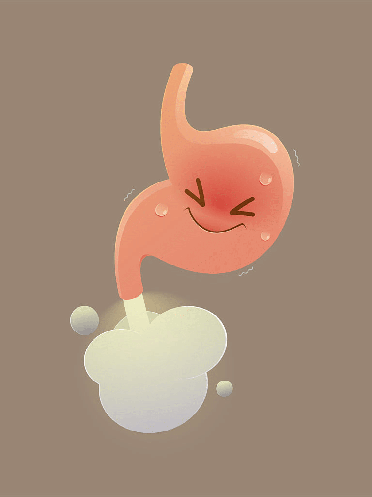 Femme se couvrant la bouche, gênée par son haleine