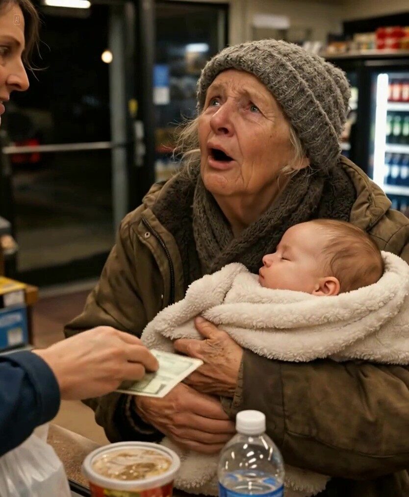 Casier de personnel ouvert avec un petit mot plié à l'intérieur, ambiance inquiétante