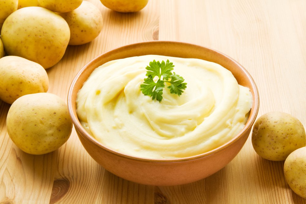 Réalisation d'une purée maison