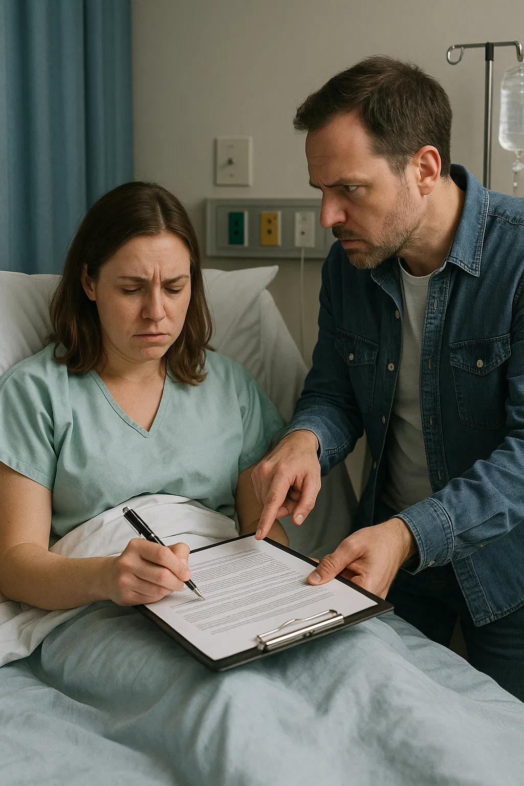 Il a exigé le divorce pendant qu’elle était encore sous perfusion : la lettre qu’elle lui a envoyée plus tard l’a anéanti.