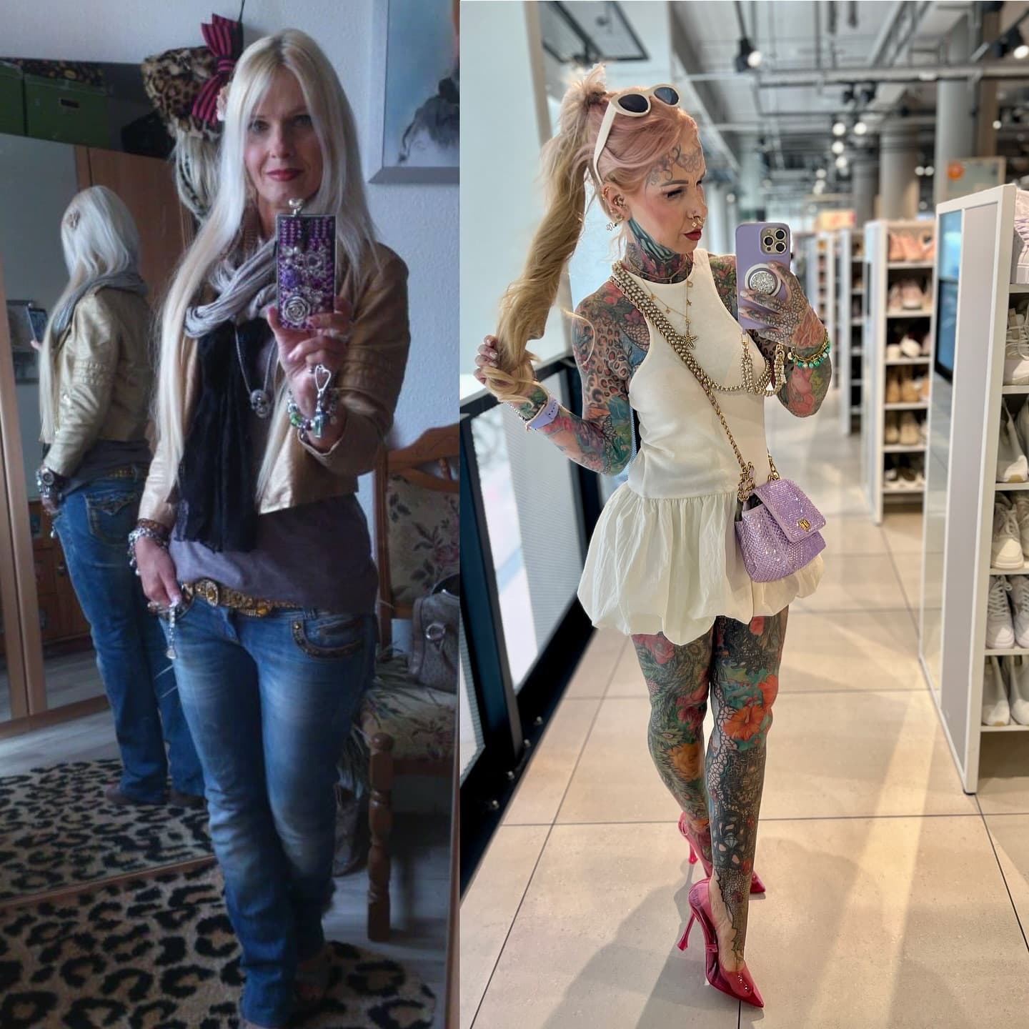 Elle affichait un look classique avant 56 ans : aujourd'hui, cette grand-mère dévoile son incroyable métamorphose corporelle