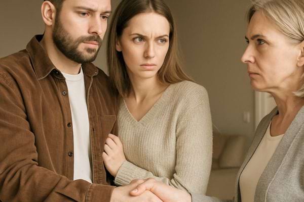 Photo d'un adulte regardant une vieille photo d'enfance