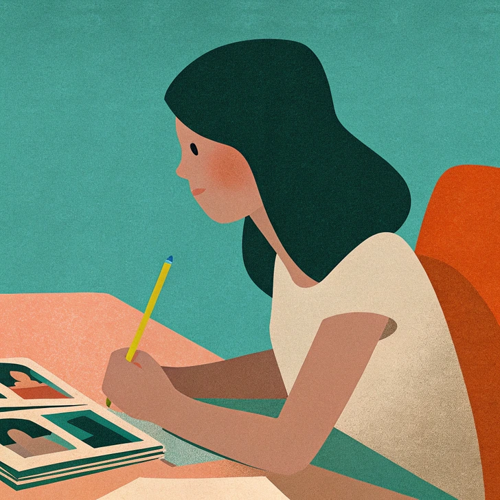 Illustration abstraite évoquant la dualité de perception