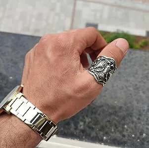 Bague de pouce moderne pour homme