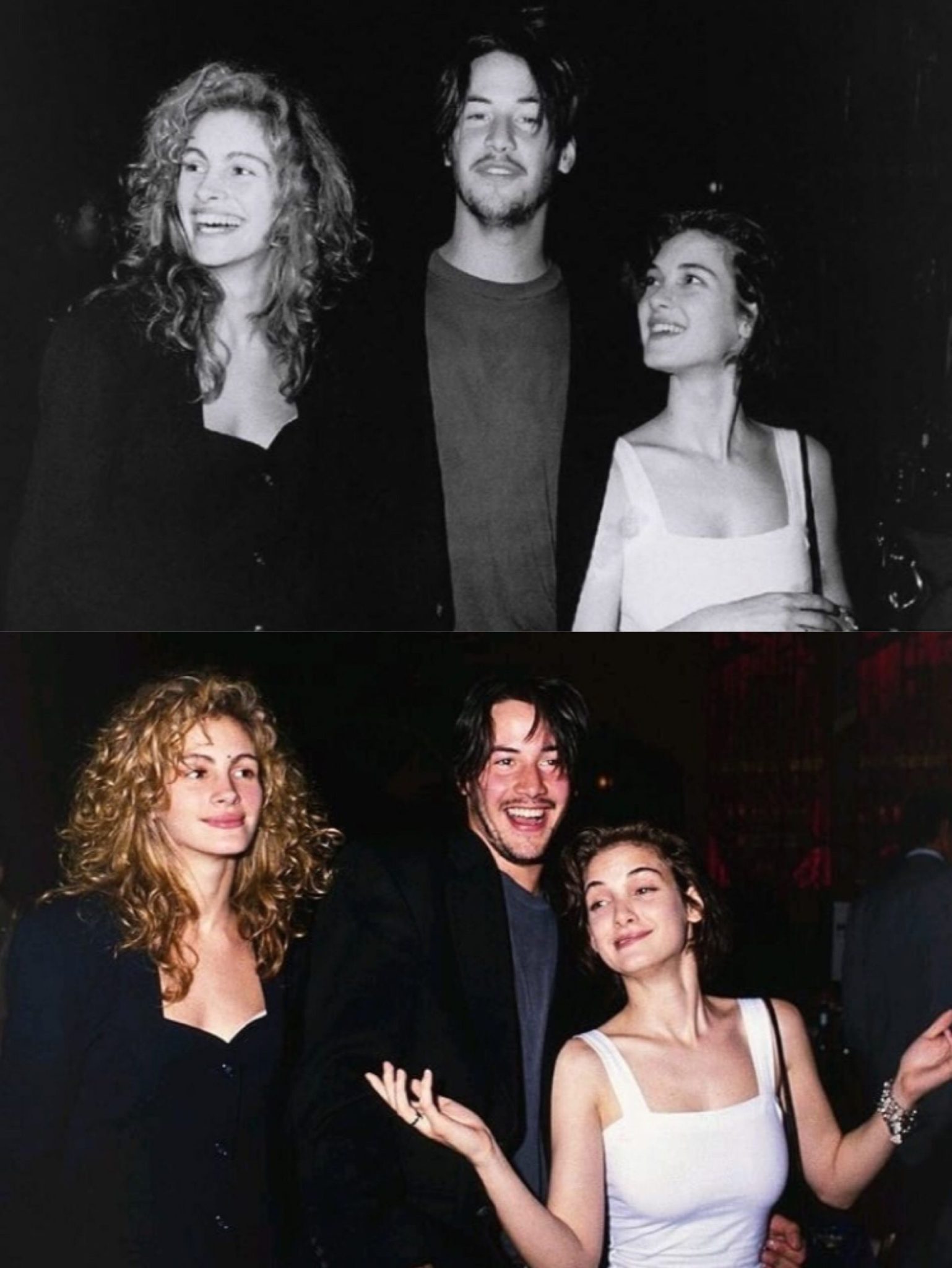 Winona Ryder jeune, regard intense