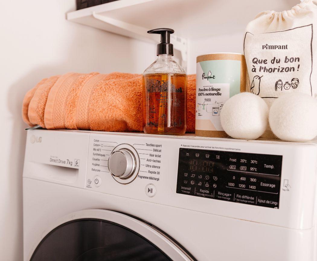 Tableau des programmes et températures de lavage sur une machine