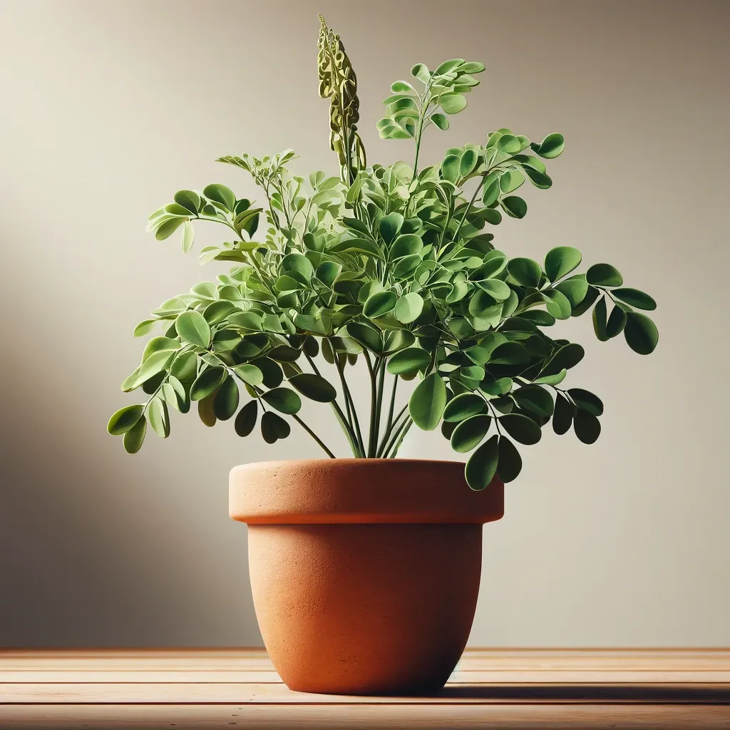 Feuilles de moringa séchées