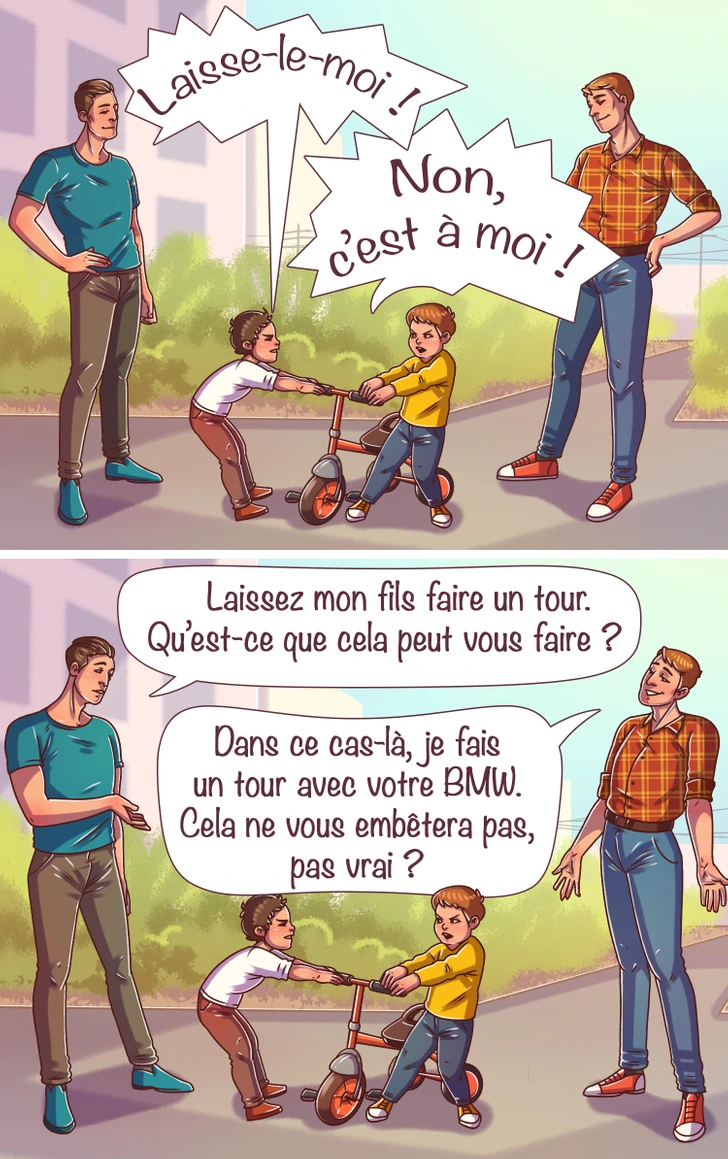 Enfant serrant son jouet
