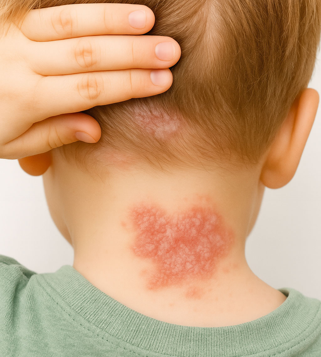 Soin du cuir chevelu chez l'enfant