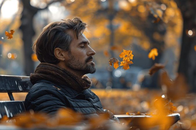 Illustration d'un couple dans un intérieur chaleureux