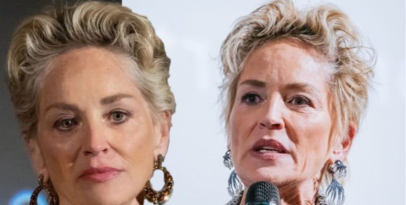 Sharon Stone rayonnante en tenue de vacances