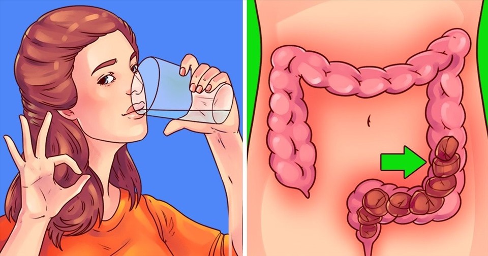 Infographie illustrant divers signes de déshydratation sur le corps humain