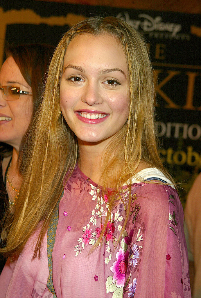 Portrait de la star, Leighton Meester, souriante