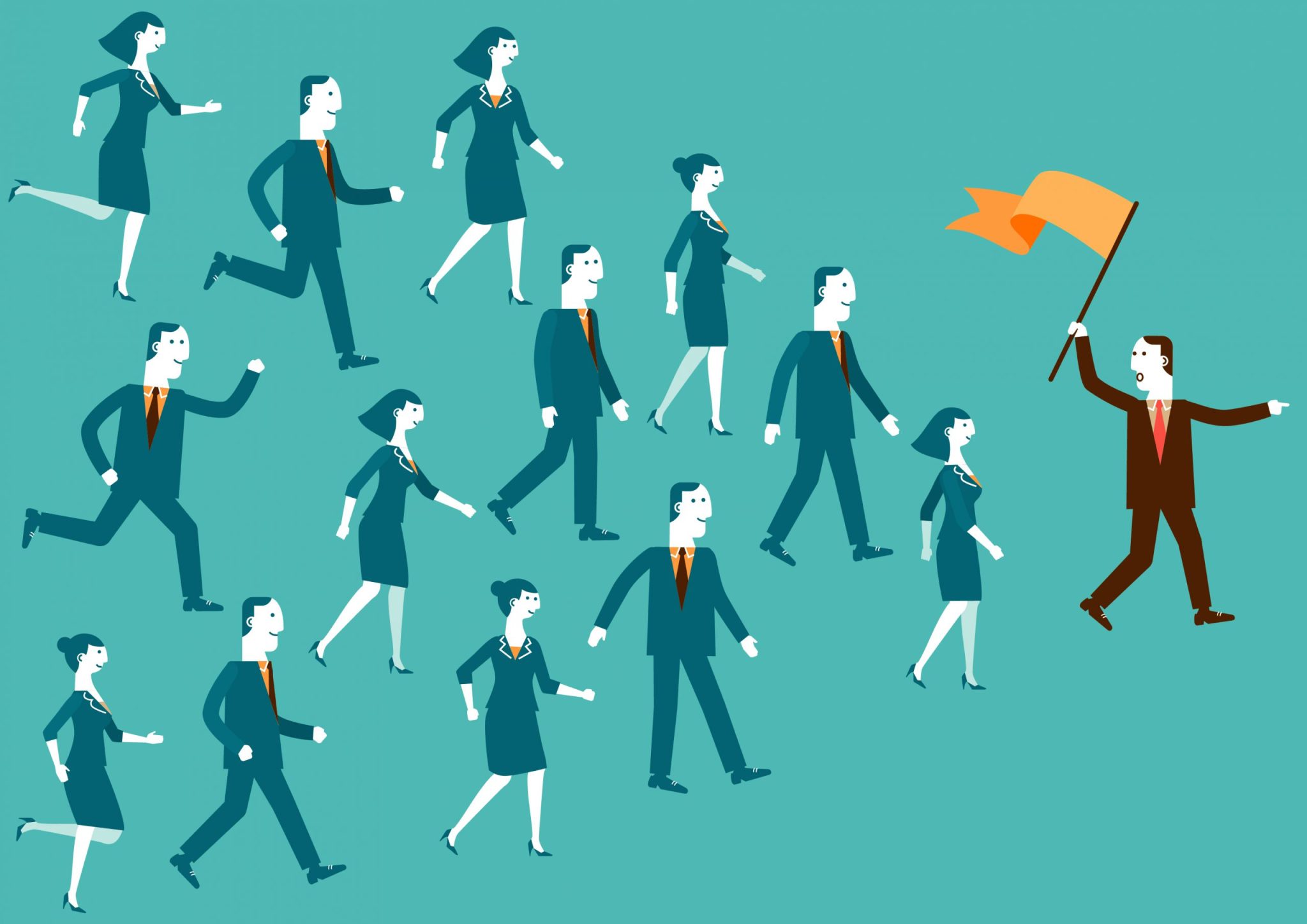 Inspirująca kobieta na stanowisku kierowniczym