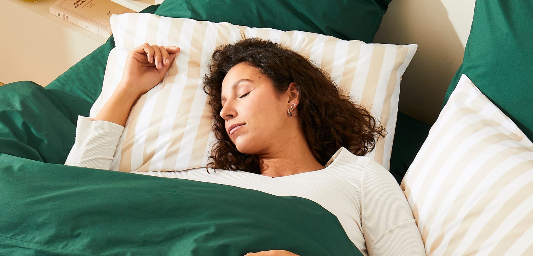 Personne dormant paisiblement la nuit