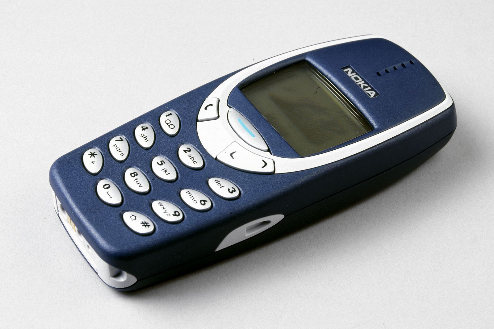 Photographie du Nokia 3310, le téléphone emblématique