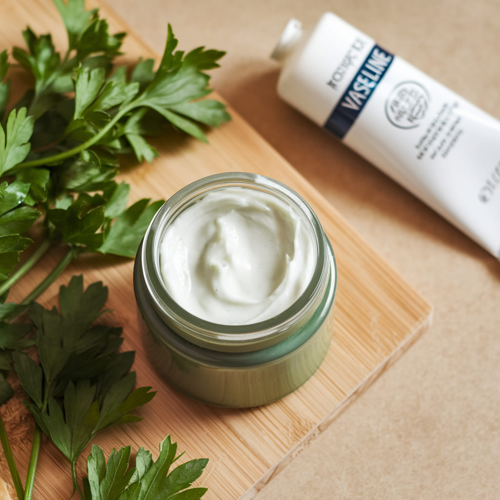 Le persil et la vaseline : le duo naturel qui défie le temps pour une peau sublimée
