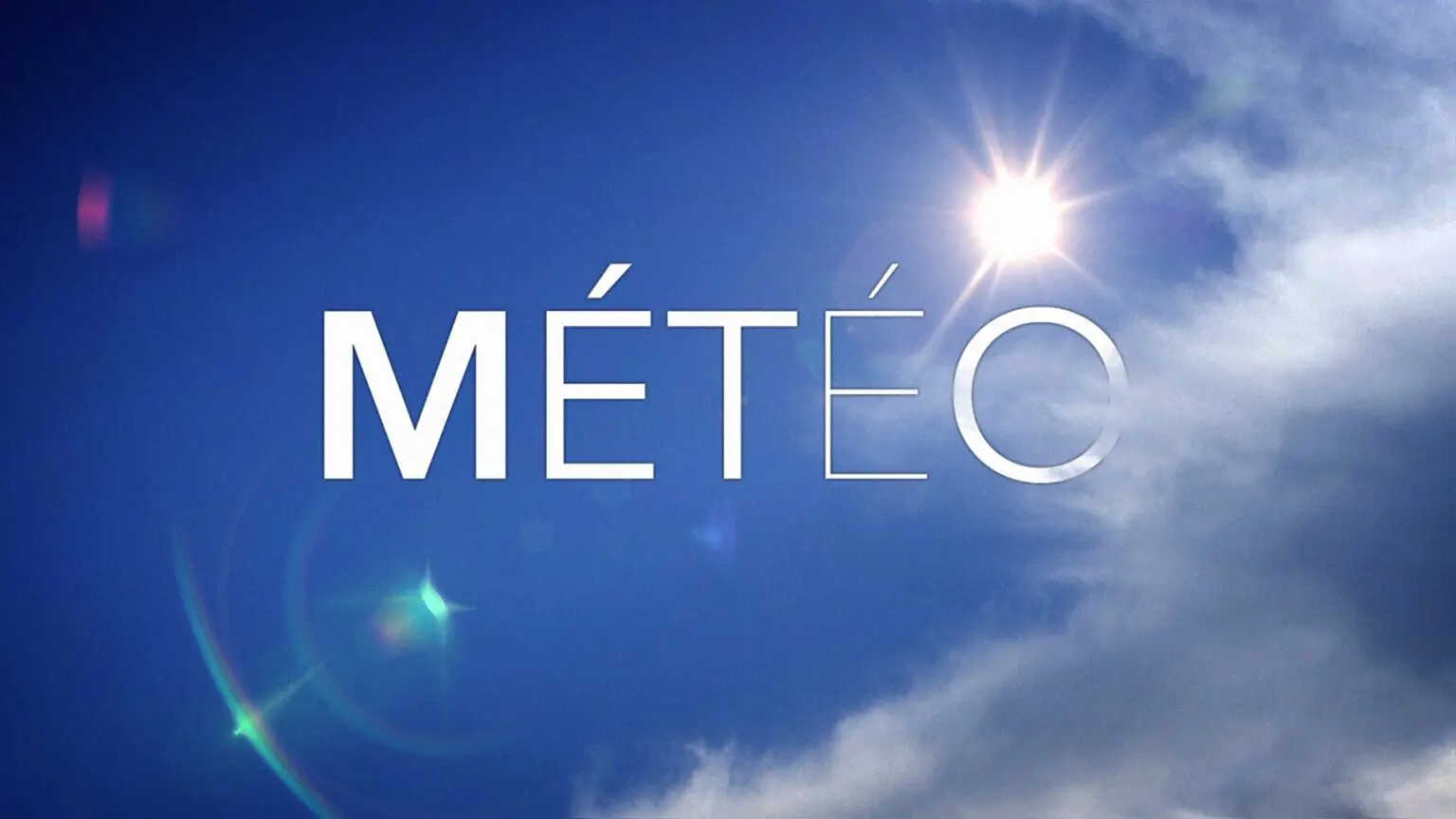Présentatrice météo à l'écran