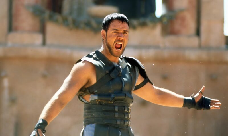 Russell Crowe dans Gladiator