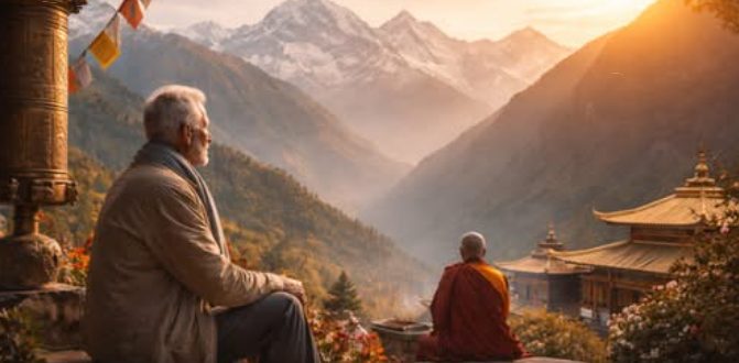 Une femme d'âge mûr souriante et sereine, illustrant l'autonomie et le bien-être.