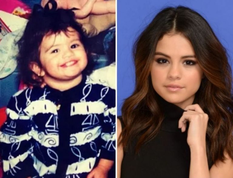 Photo d'enfance de Selena Gomez