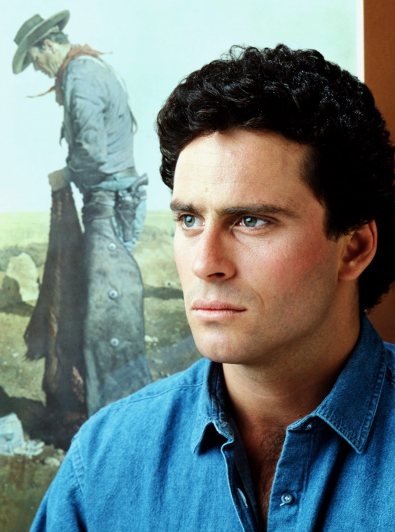 Jeune Ethan Wayne avec son père John Wayne