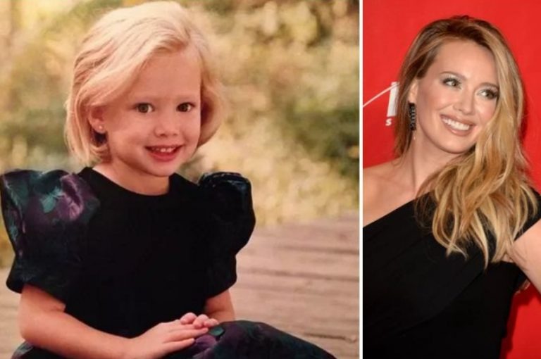 Photo d'enfance d'Hilary Duff