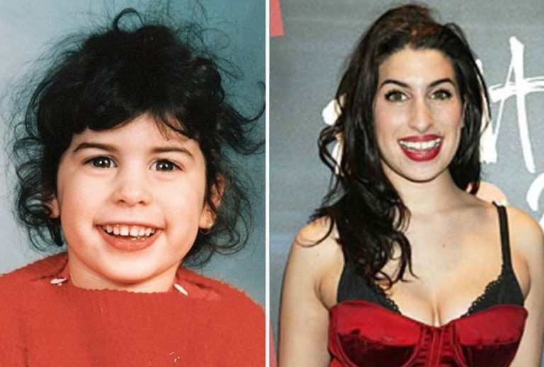 Photo d'enfance d'Amy Winehouse