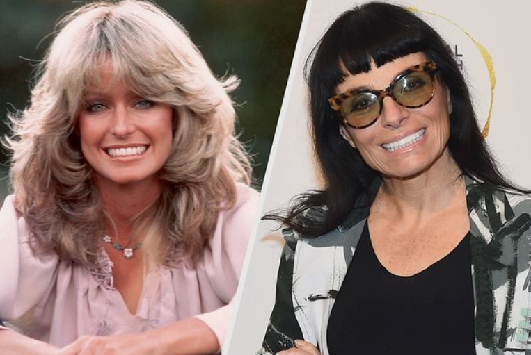 Photo de groupe sur un plateau de tournage dans les années 70