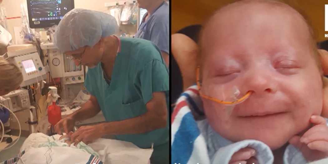 Mathieu, bébé prématuré, entouré de soins en néonatologie