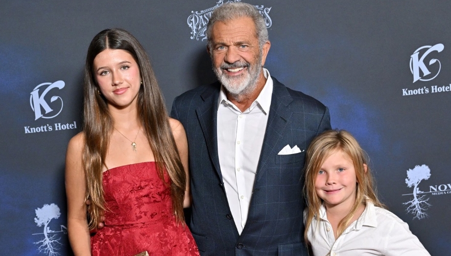 Mel Gibson et Oksana Grigorieva en couple, peu avant la naissance de leur fille