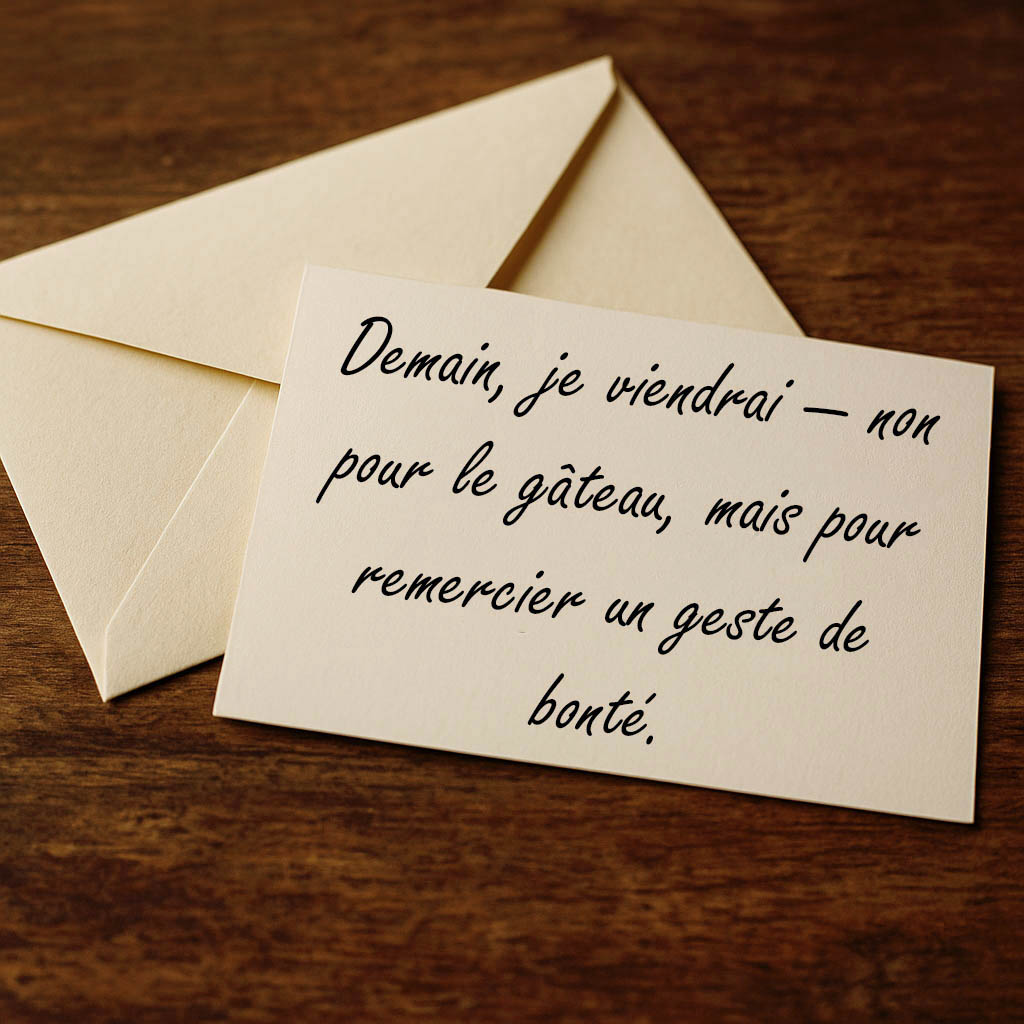 Lettre mystérieuse