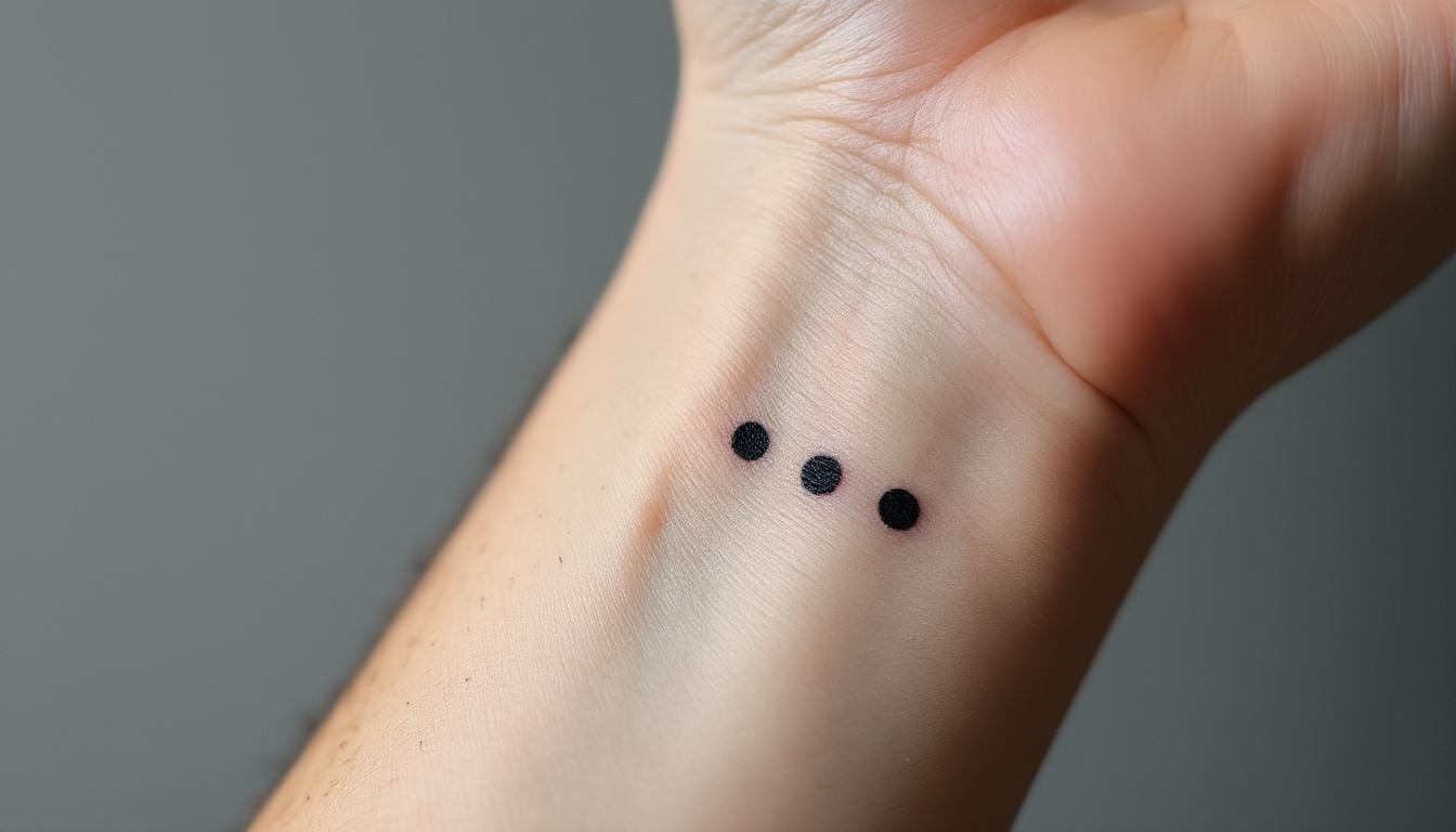 Variations modernes et placements discrets du tatouage trois points