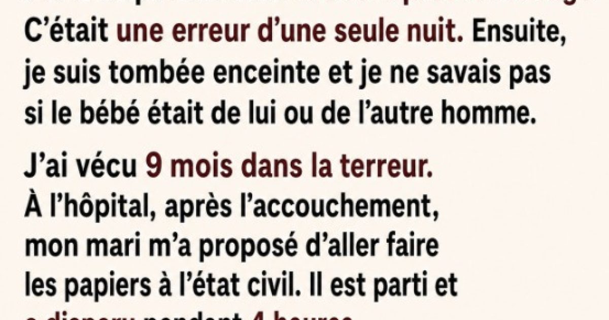 Elle a caché la vérité pendant toute sa grossesse : ce que son mari a fait a tout changé