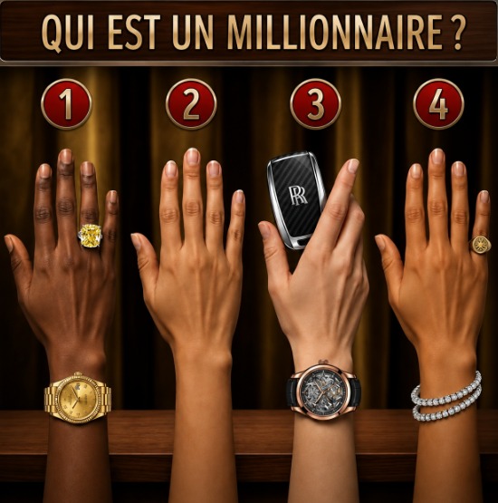 Ce test des quatre mains dévoile qui est vraiment millionnaire — et la réponse est surprenante
