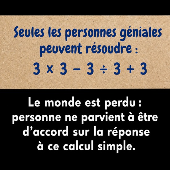 Ce calcul mathématique ultra simple divise tout le monde sur Internet : trouvez-vous la bonne réponse ?