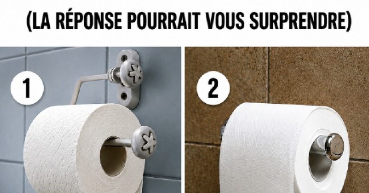 Papier toilette : dans quel sens faut-il vraiment le mettre ? Une invention de 1891 tranche le débat