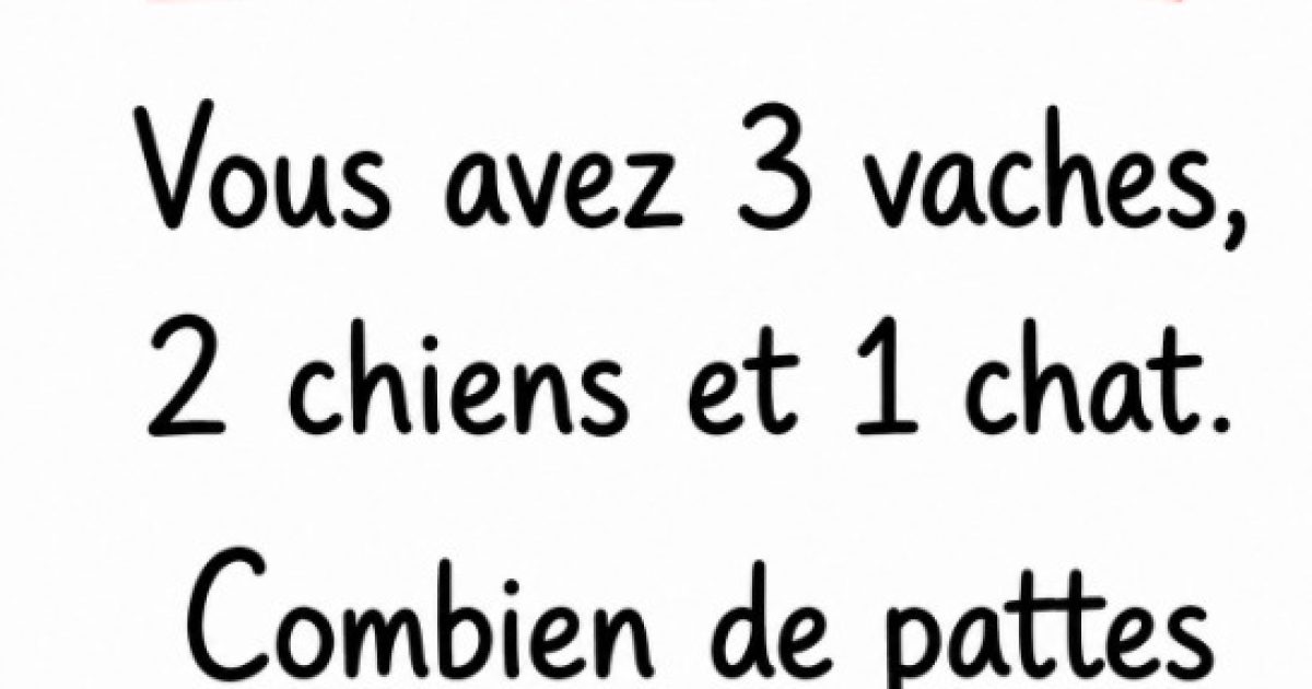 Cette devinette ultra simple piège des milliers de personnes : saurez-vous trouver la réponse ?