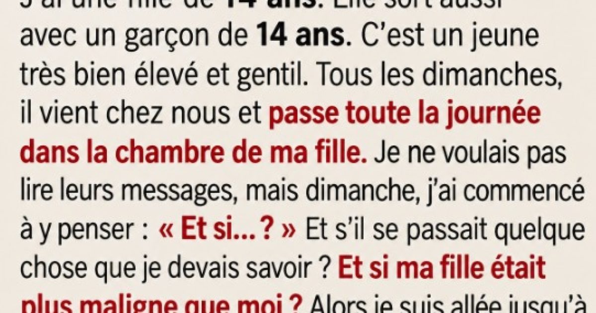 Elle ouvre la chambre de sa fille de 14 ans sans frapper et tombe des nues face à ce qu'elle trouve